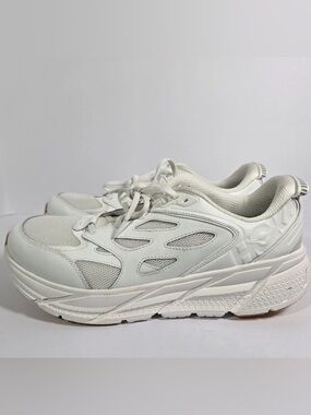 NEW Hoka One One U Clifton L Mens WWH 1160050 Walking Shoes White M11-W12